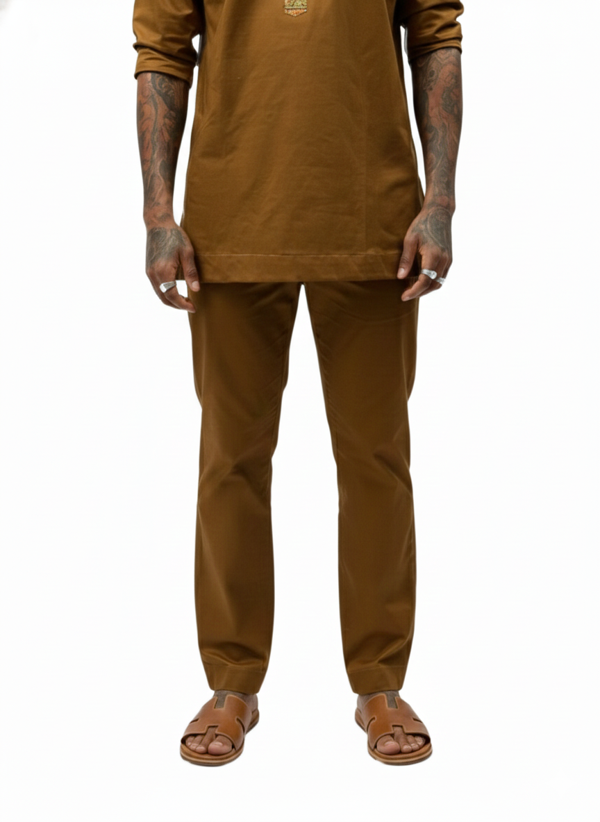 Pantalon Homme Caramel