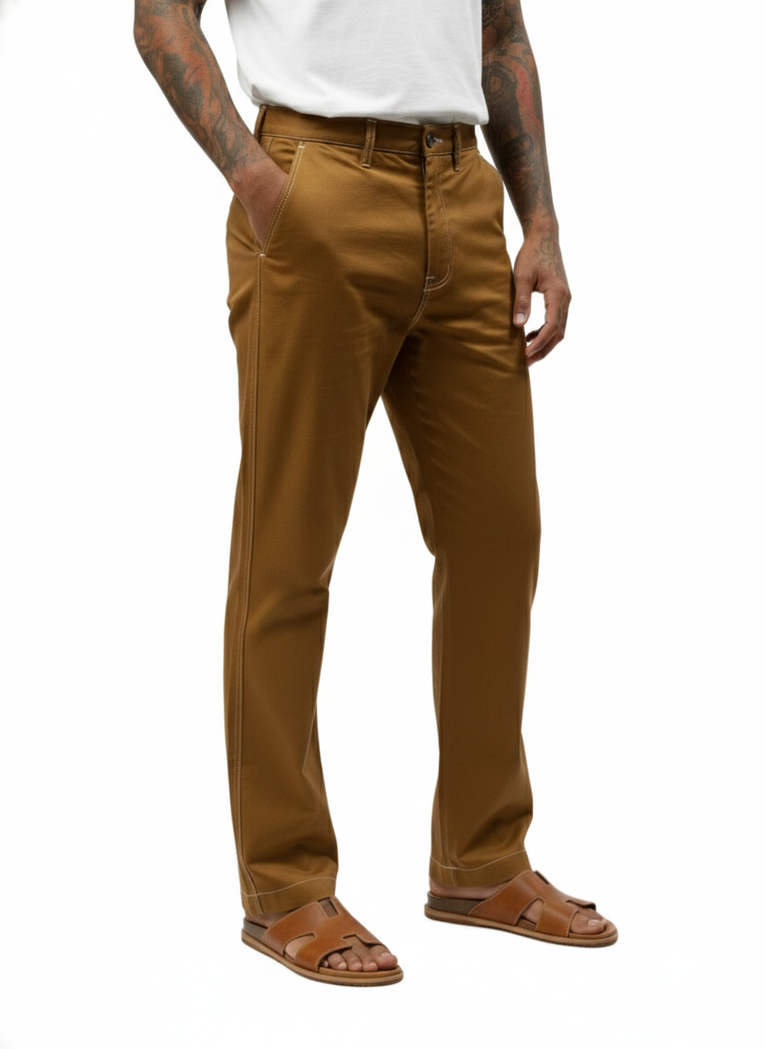 Caramel Osahene Regency Ankara Men's Trousers