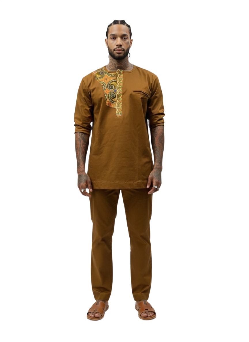 Pantalon Homme Caramel