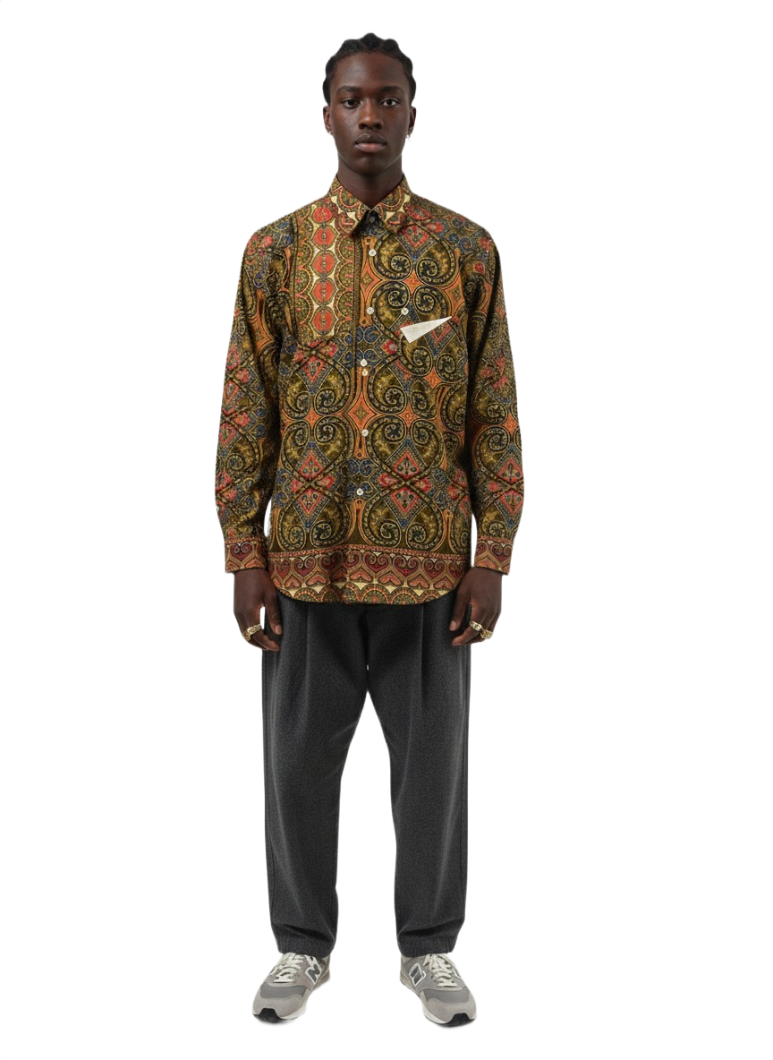 Triangle Pocket Osahene Regency Gold Long Sleeve Shirt