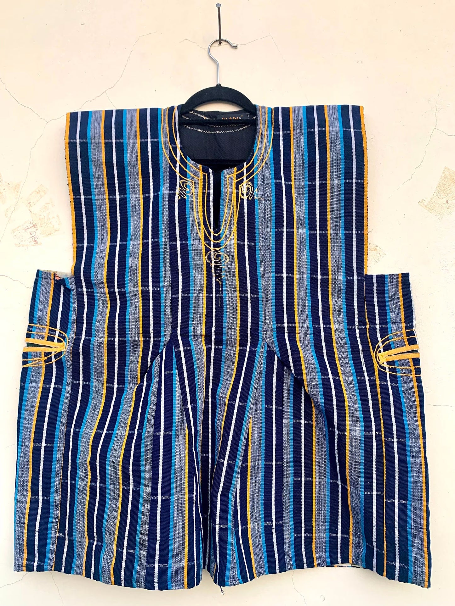 Handwoven Men's Kente Batakari Fugu Smock | One Size (S-XL) - #SMK242