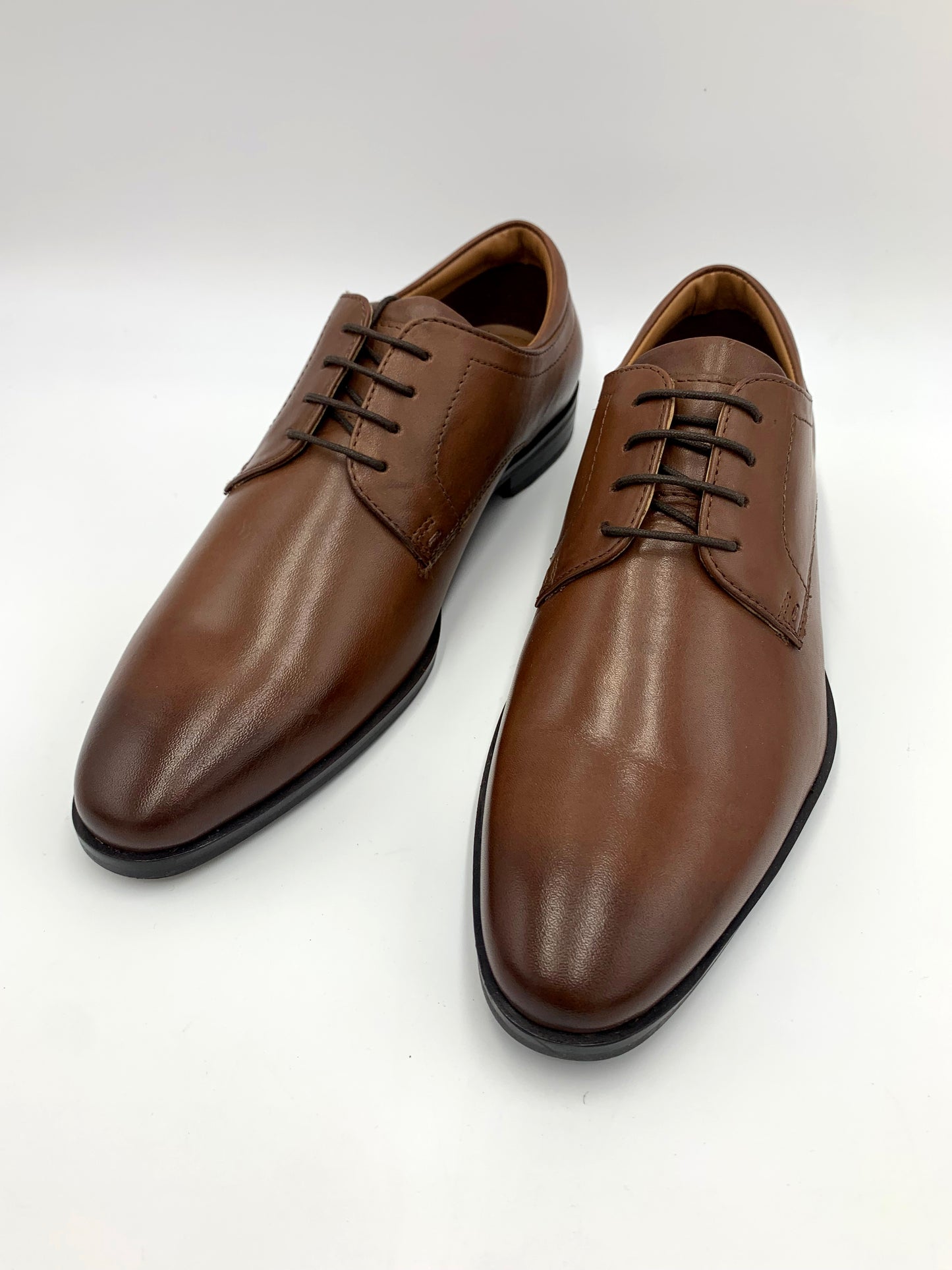 Leather Tan Oxford Shoes